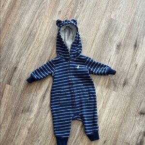 Carter’s fleece hooded one piece